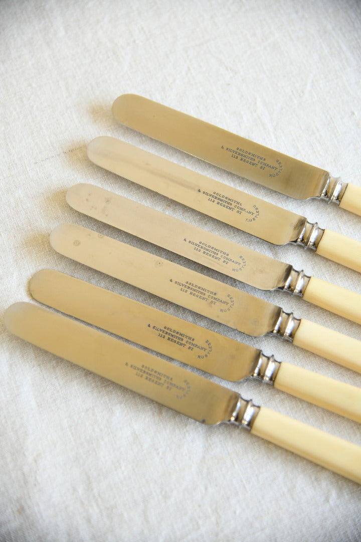 6 Vintage Dinner Knives