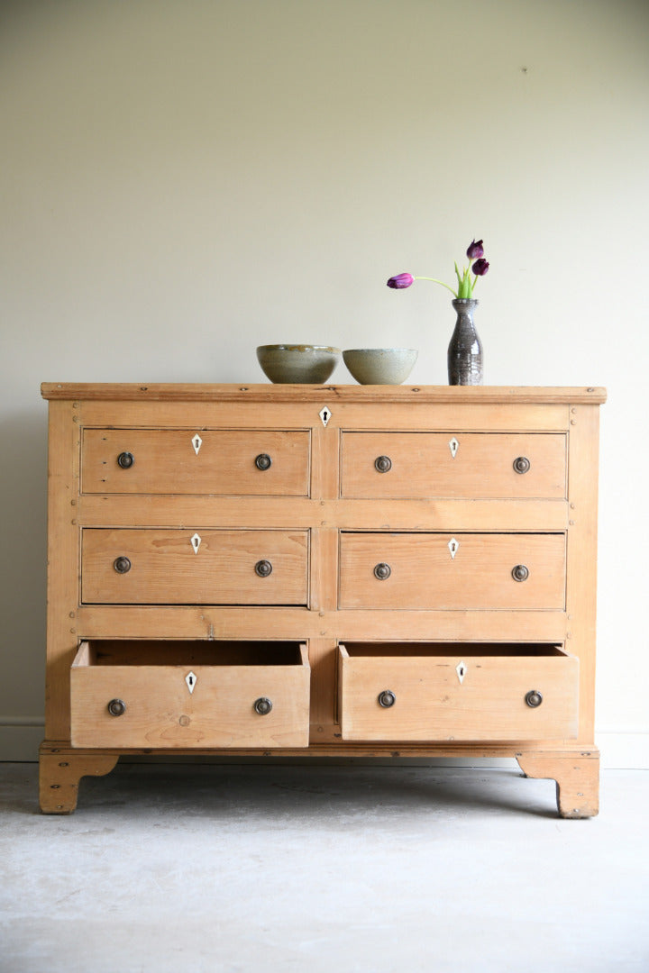 Antique Pine Mule Chest