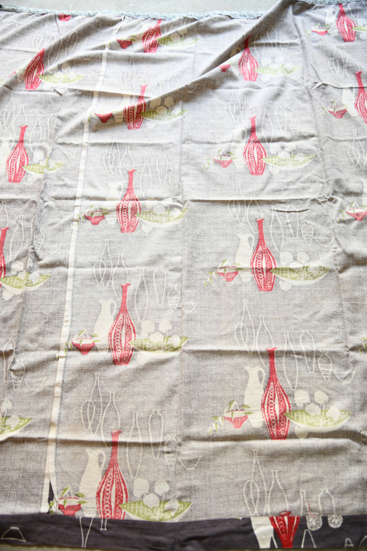 Vintage 1950s Sunlover Fabric Bark Cloth