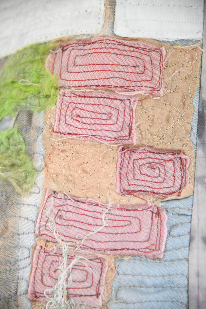 Contemporary Textile Art Quilt - Estuary Wall