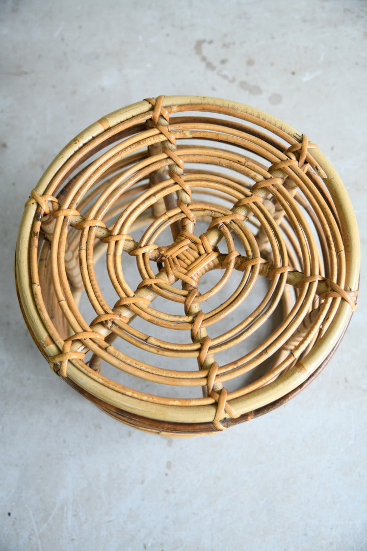Vintage Bamboo Stool