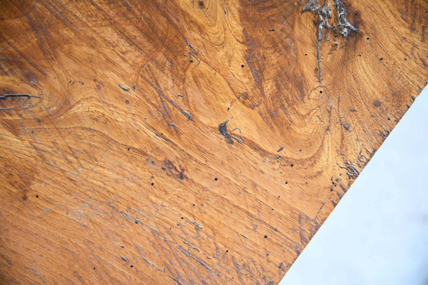 Rustic Pine Trestle Coffee Table