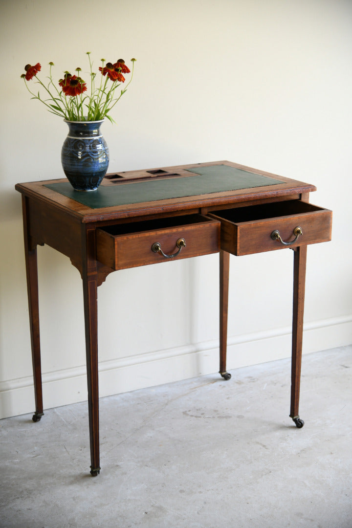 Edwardian Inlaid Mahogany Writing Table