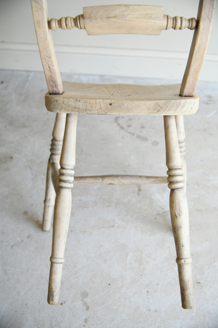 Antique Victorian Elm & Beech Kitchen Chair