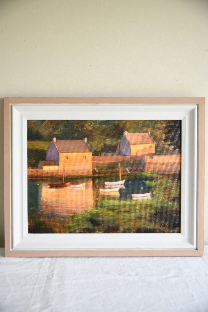 Anne Brown Evening Light Le Conquet Oil Painting