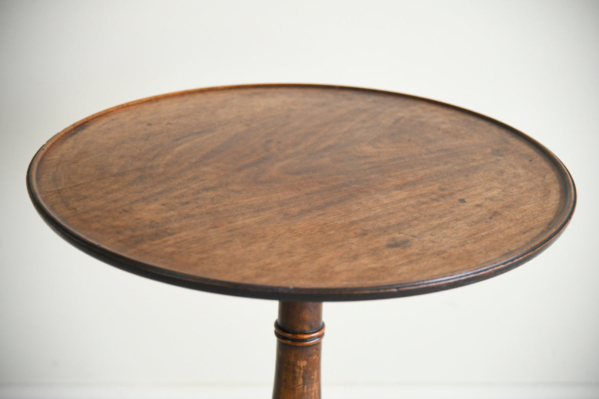 Georgian Mahogany Circular Tilt Top Occasional Table