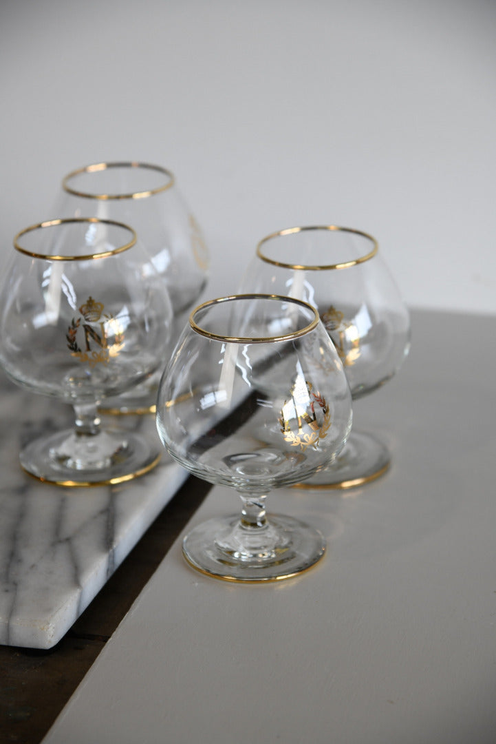 4 Napoleon Brandy Snifter