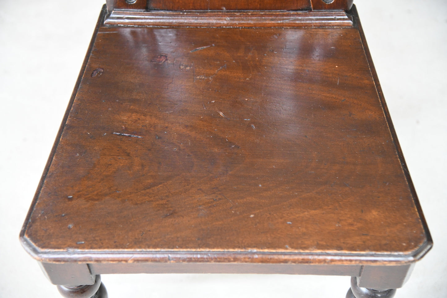 Antique Mahogany Hall Chair