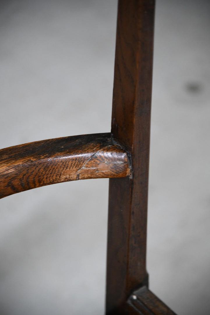 Georgian Oak Carver Chair