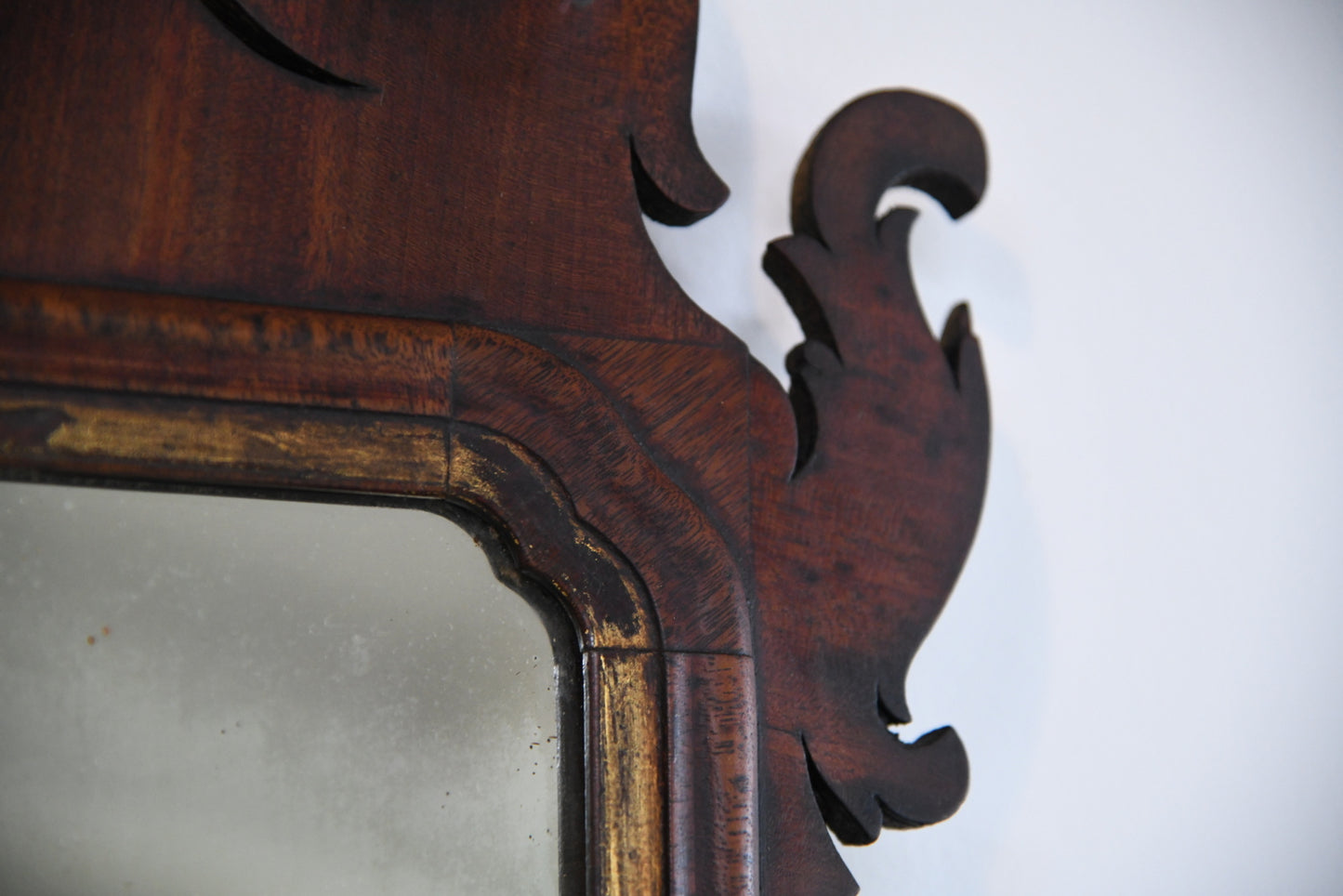 Georgian Style Mahogany Mirror
