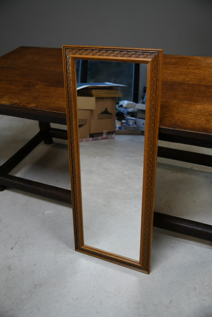 Carved Leaf Frame Wall Mirror