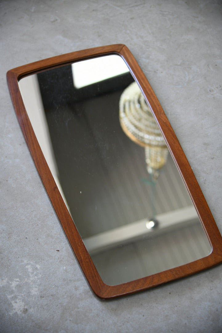 Retro Teak Wall Mirror