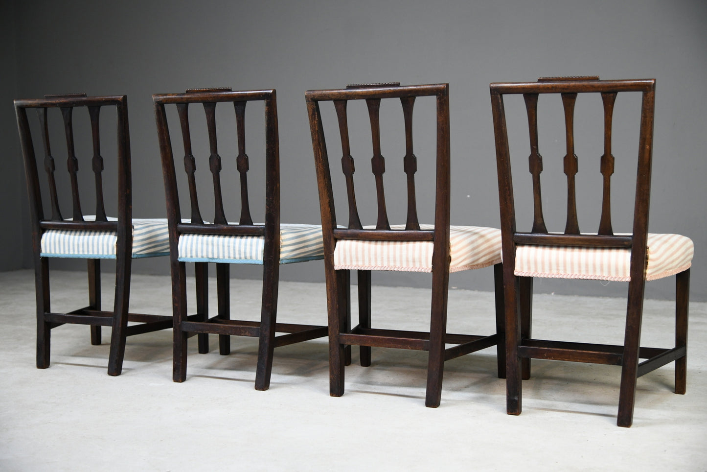 4 Hepplewhite Style Dining Chairs