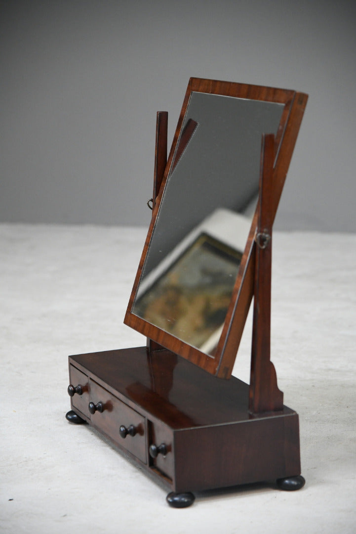 Antique Mahogany Dressing Table Swing Mirror