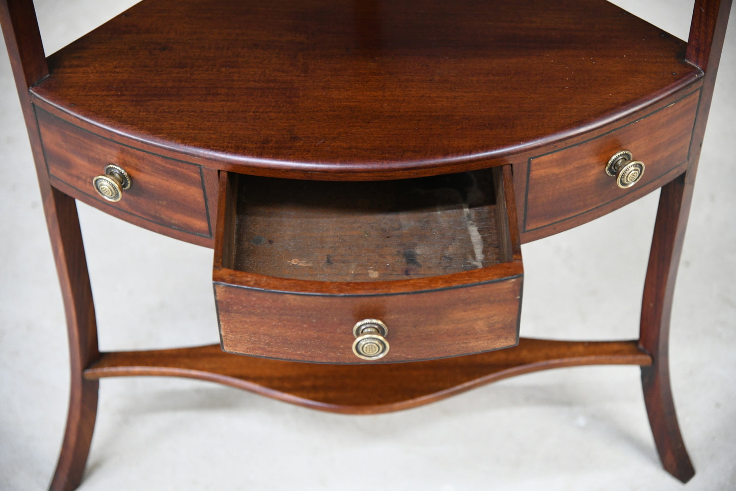 Mahogany Corner Washstand