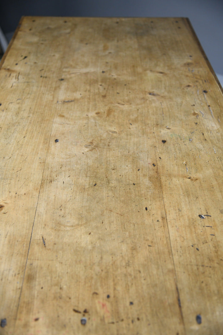 French Fruitwood Rustic Kitchen TableFrench Fruitwood Rustic Kitchen Table