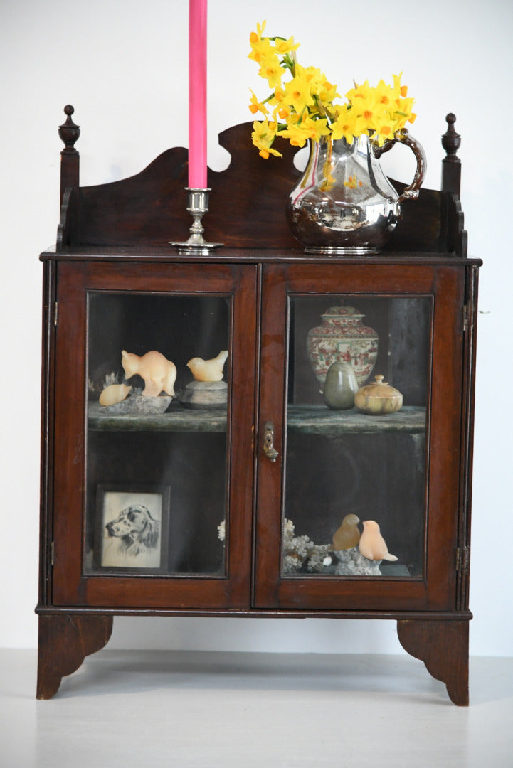 Vintage Wall Mount Glazed Cabinet