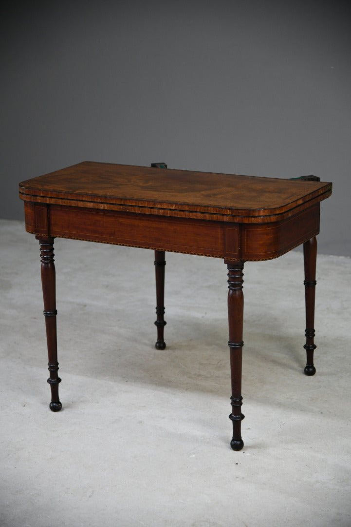 Antique Georgian Mahogany Card Table