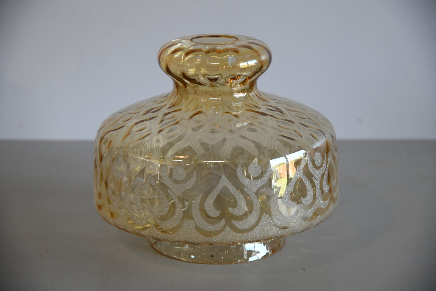 Large Retro Glass Ceiling Lamp Shade