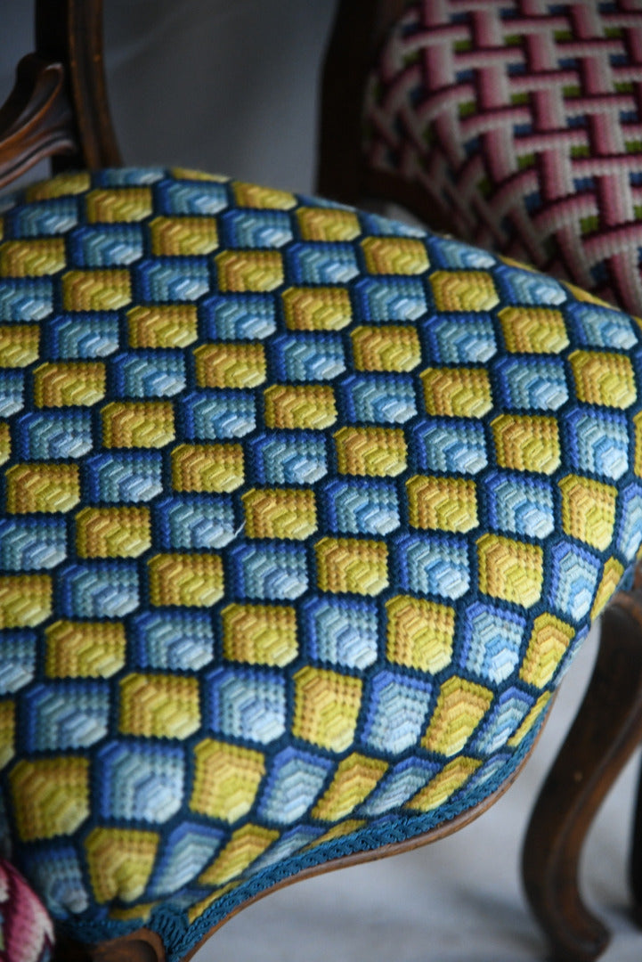 Set 6 Victorian Walnut Dining Chairs