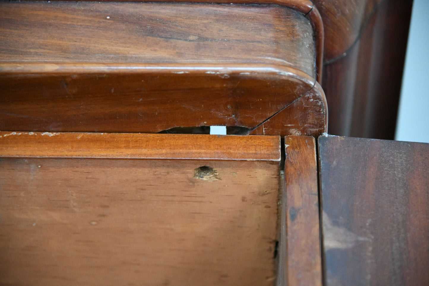 Large Antique Victorian Mahogany Cupboard