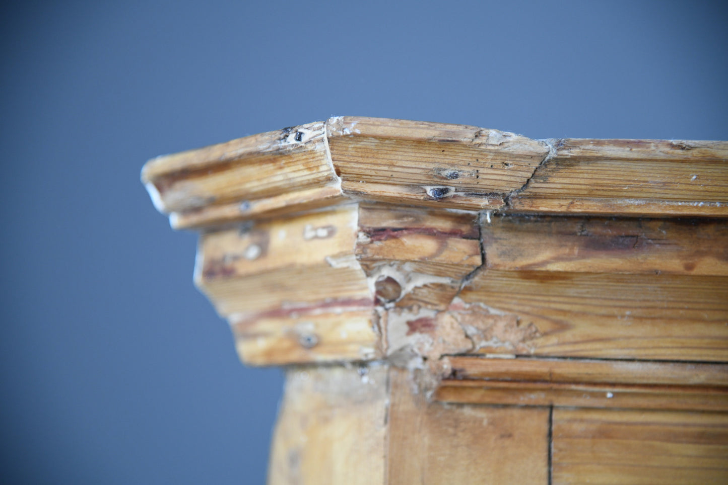 Rustic Pine Corner Cupboard