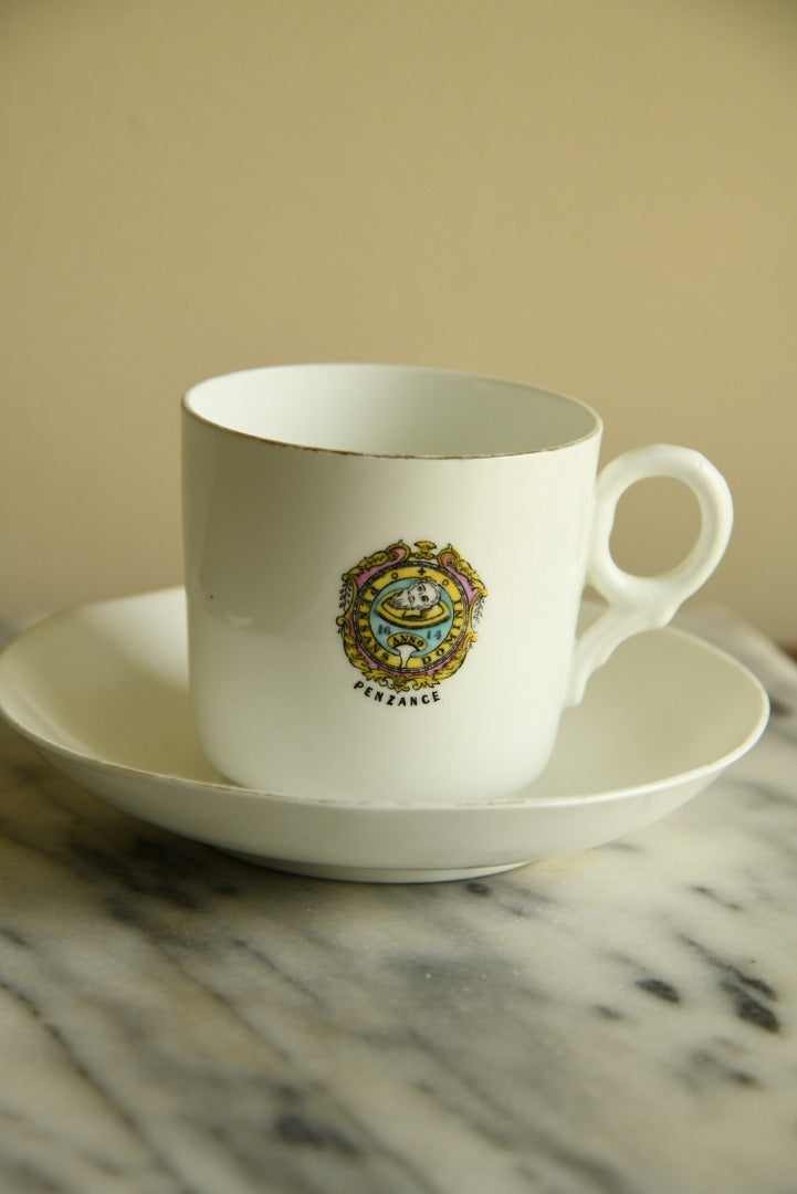 Cornish China - Penzance Crest Cup Saucer