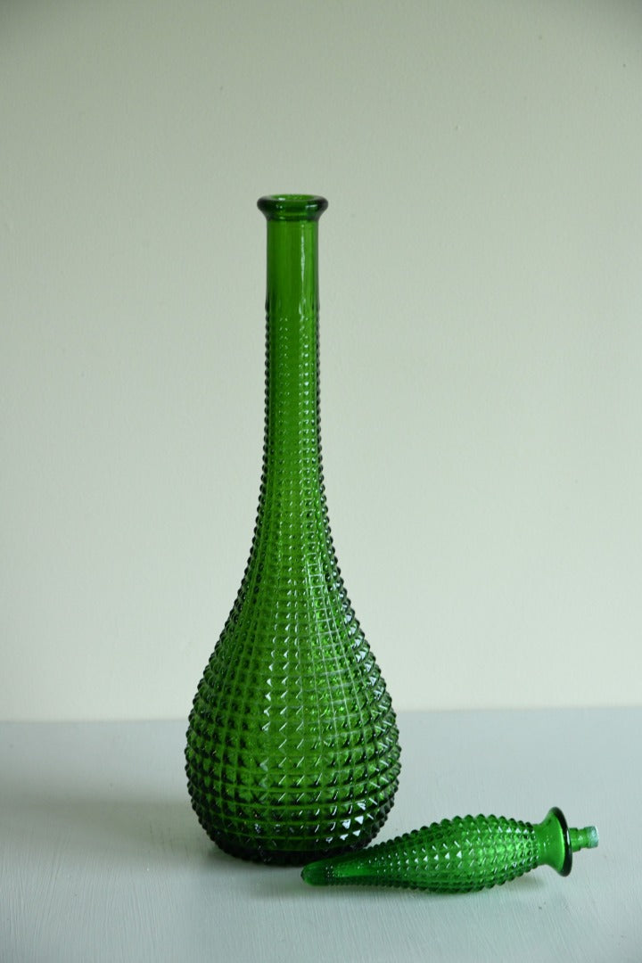 Green Diamond Point Genie Bottle
