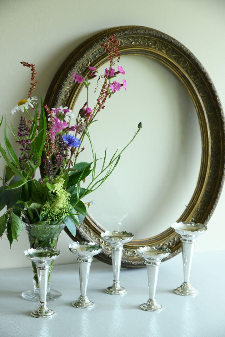 Pair Edwardian Oval Picture Frames