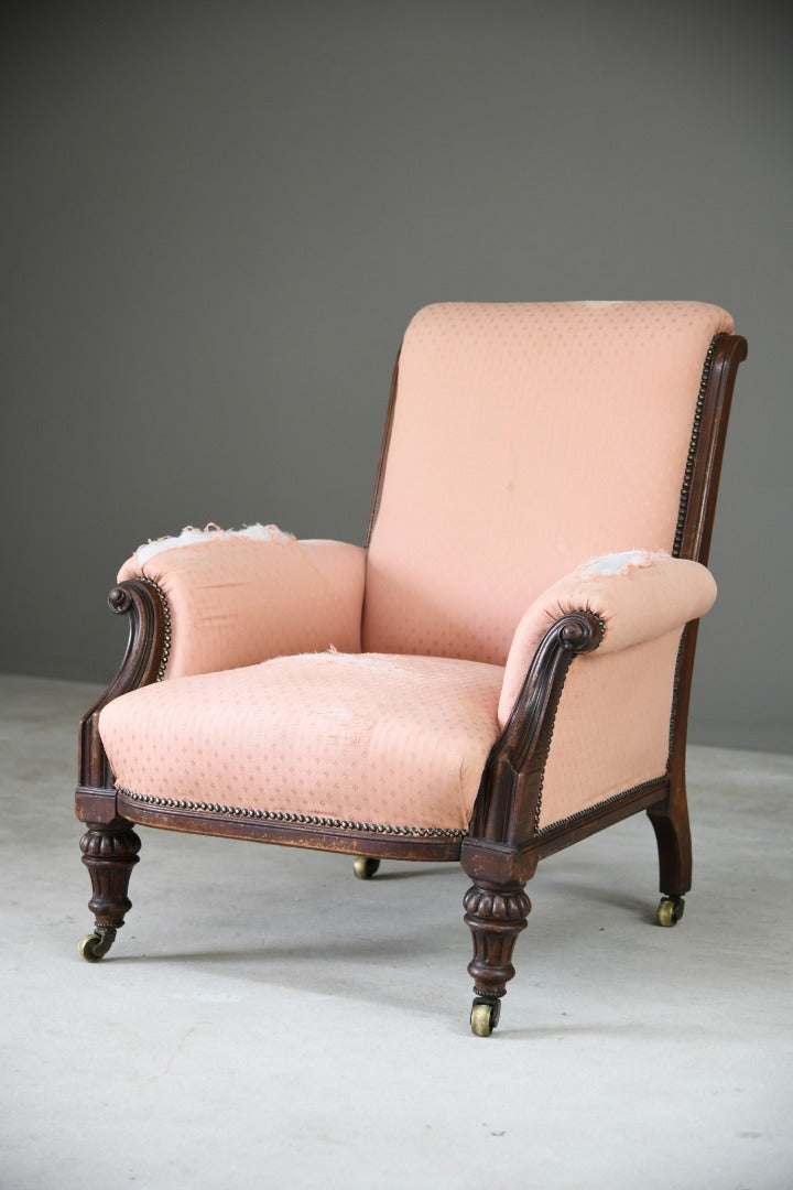 Victorian Upholstered Armchair – Kernow Furniture
