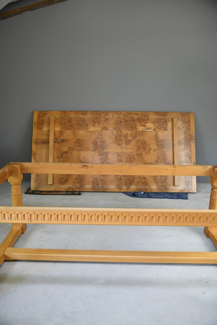 Bespoke Burr Oak Antique Style Refectory Table