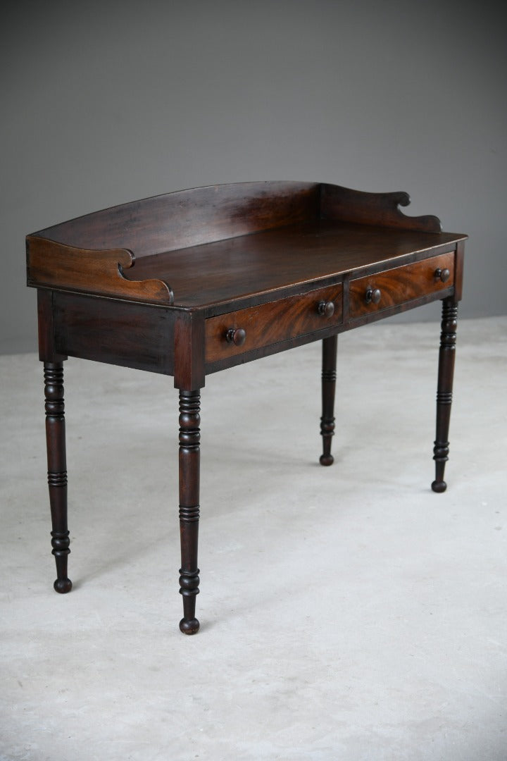 Antique Mahogany Washstand Side Writing Console Table