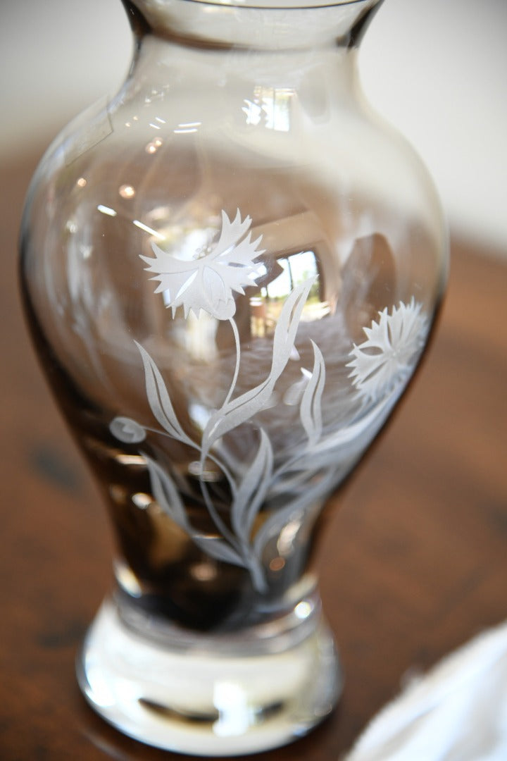 Caithness Etched Vase