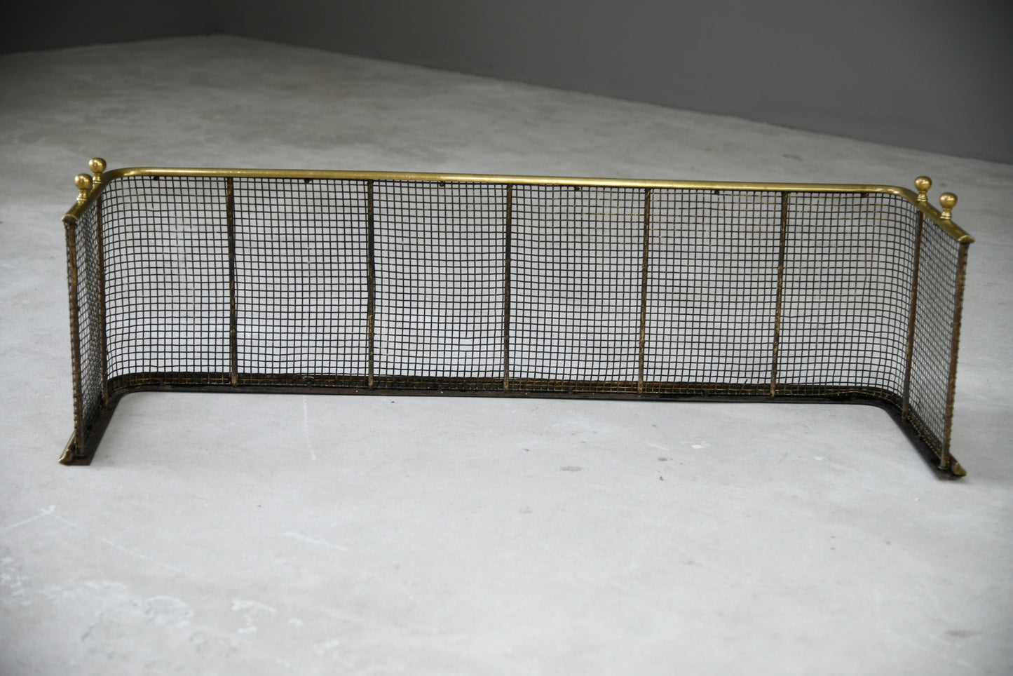 Victorian Brass Nursery Fire Fender