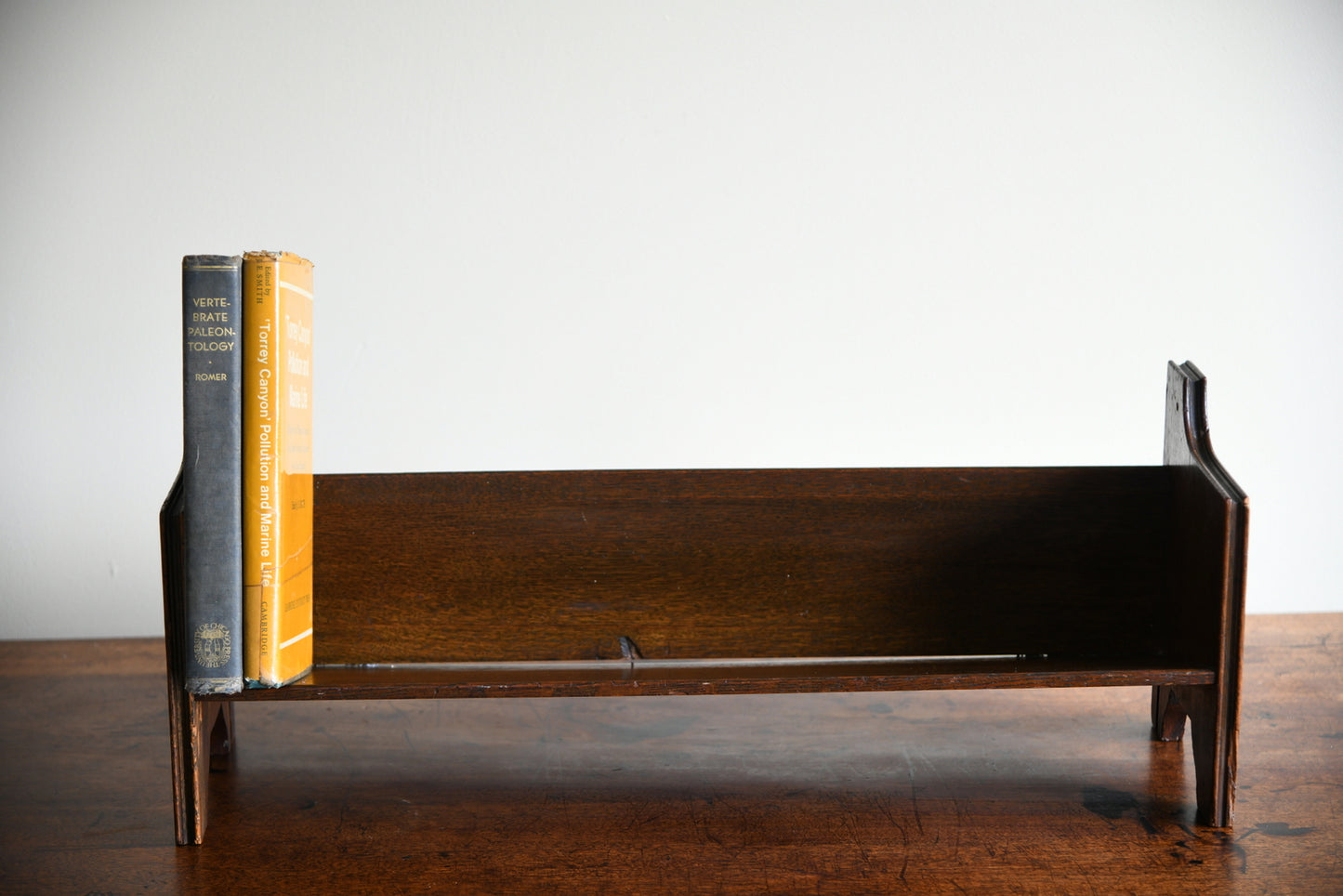 Large Oak Book Trough