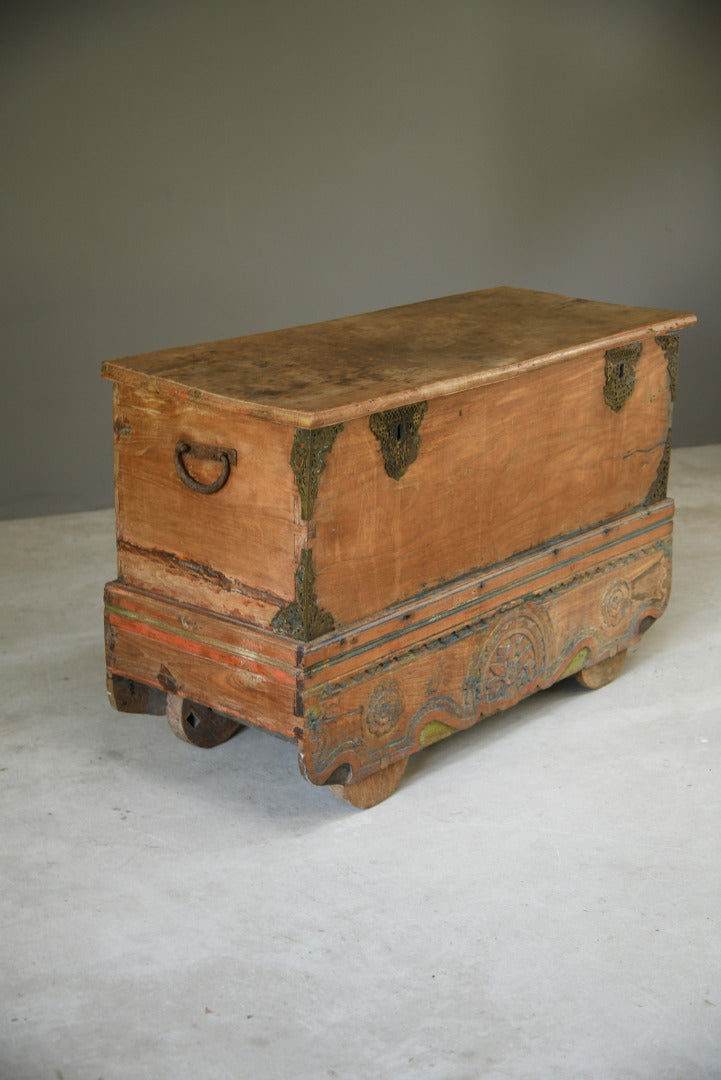 Indian Teak Dowry Chest