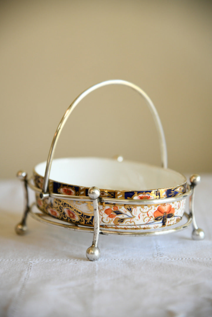 Longport Davenport Imari Dish on Stand