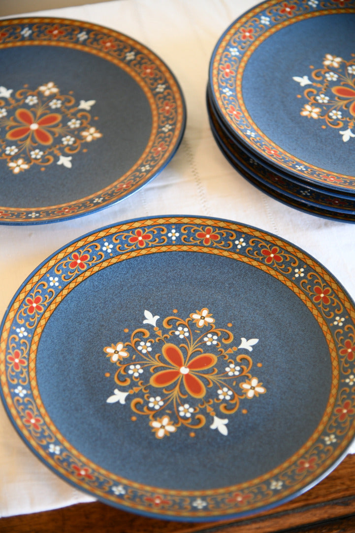 6 Winterling Schwarzenbach Bavaria Dinner Plates