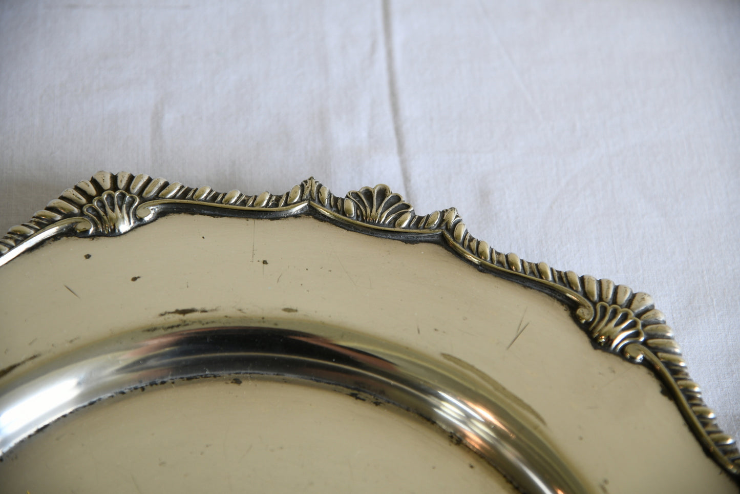 H E & Co Silver Plate Platter