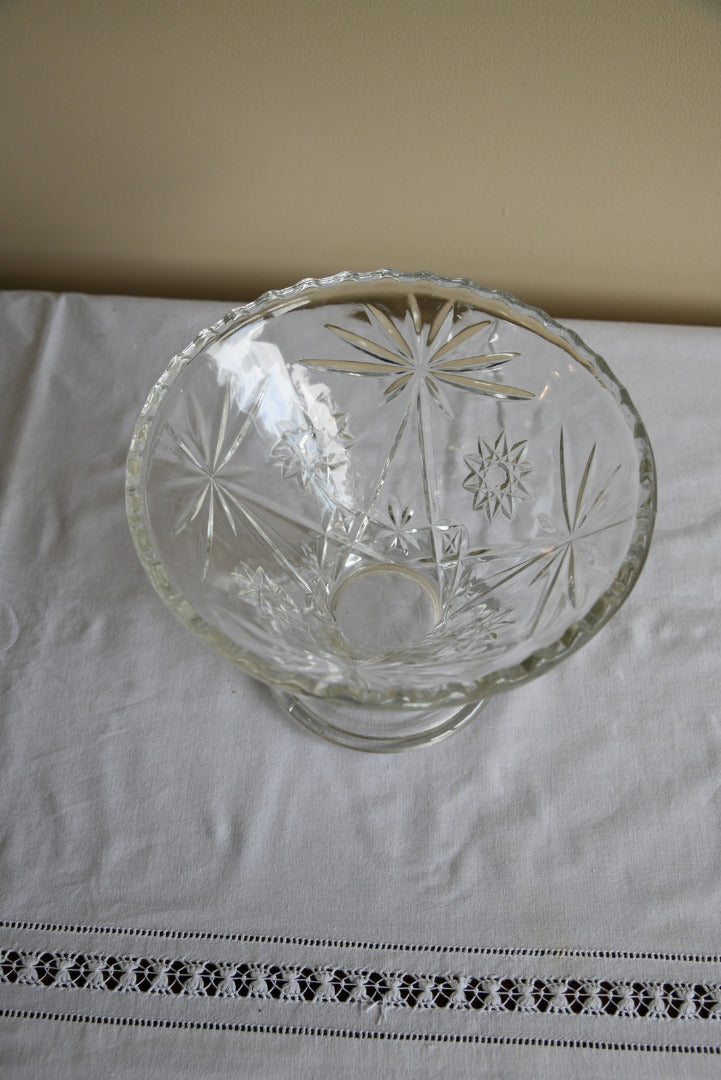 Large Glass Centrepiece Vase