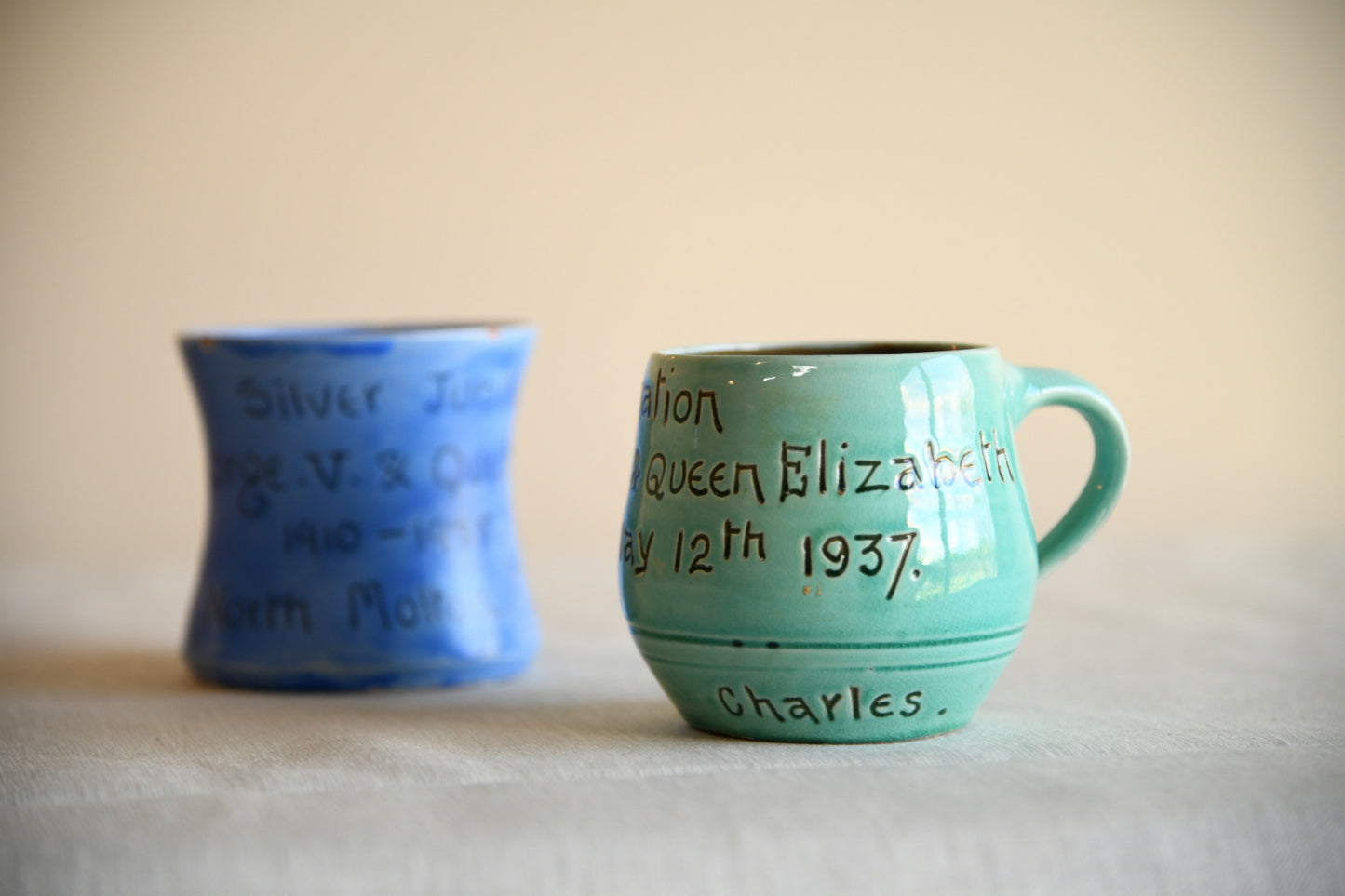 Baron Pottery Coronation Mugs