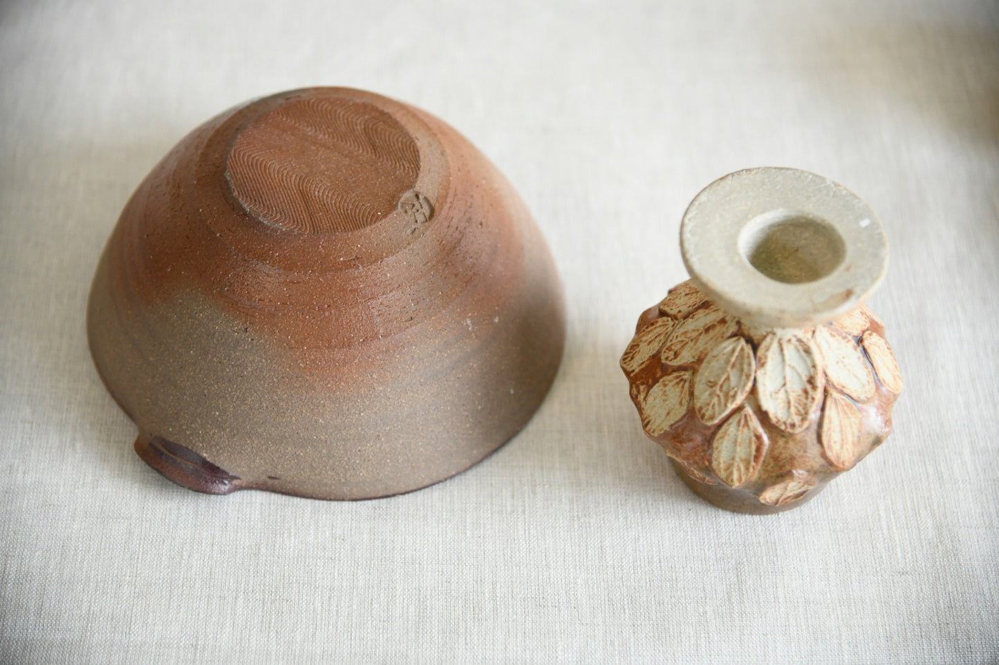 Studio Pottery Bowl and Goblet