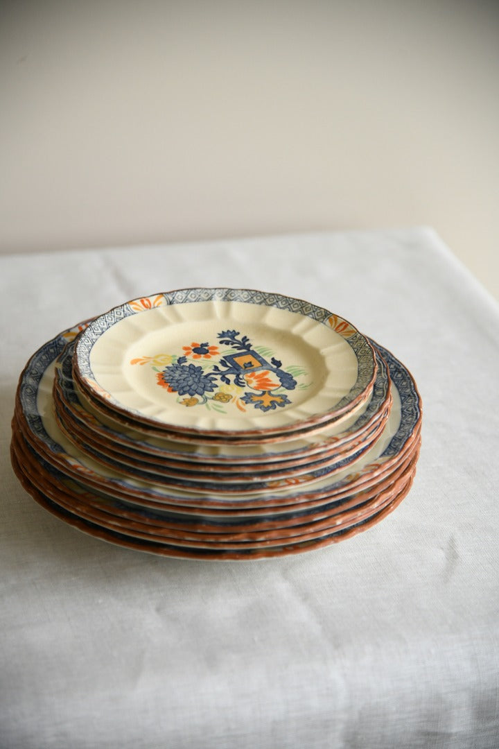 Collection of Masons Jardiniere Plates