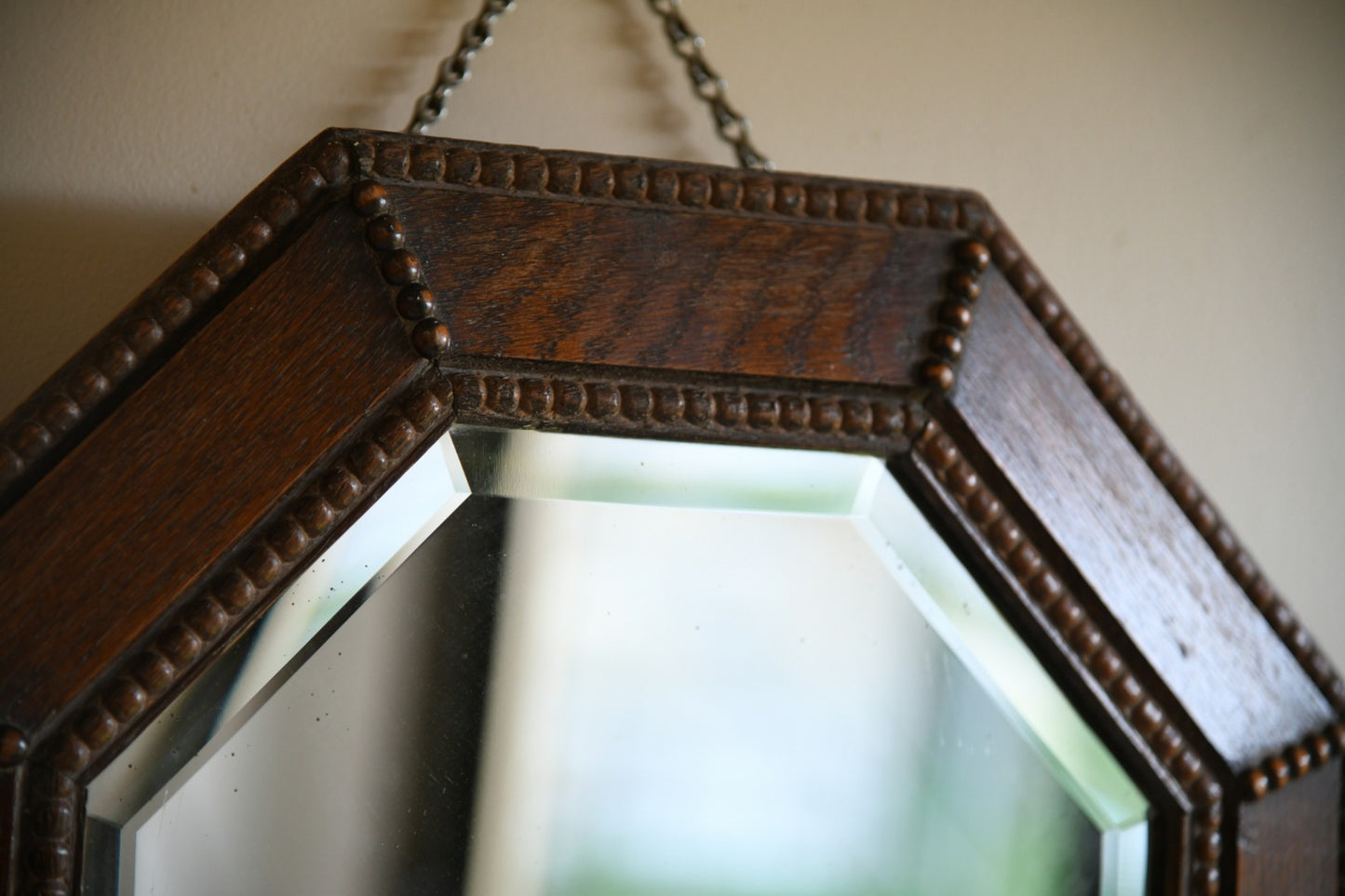 Oak Octagonal Mirror