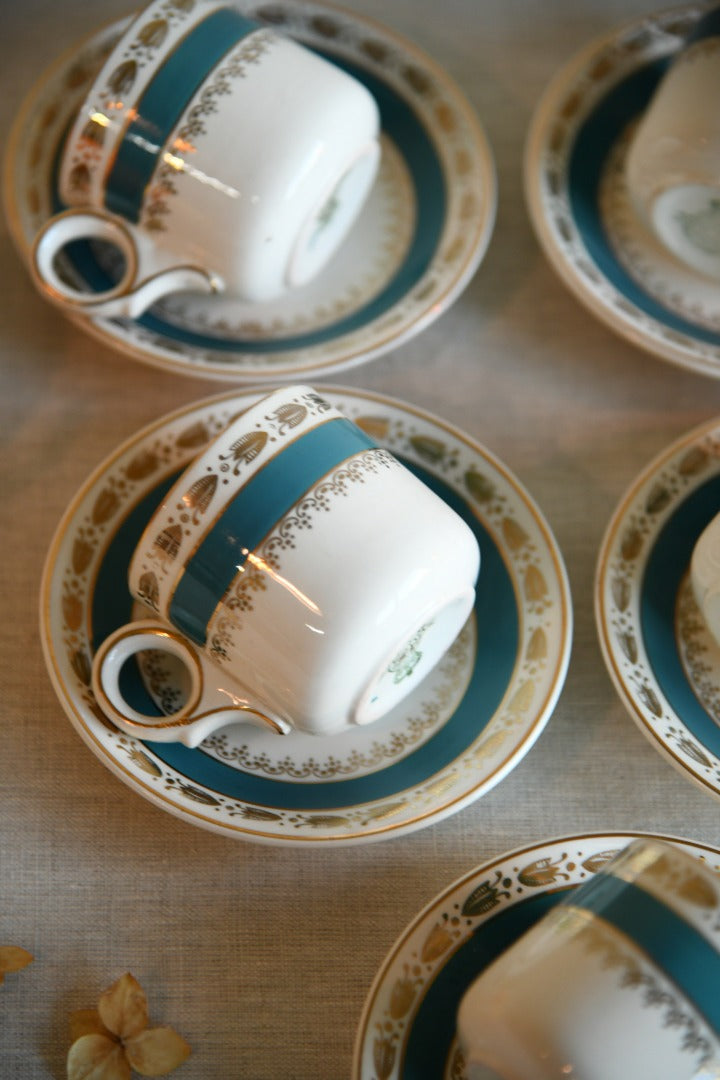 5 x Vintage Crown Ducal AGR Coffee Cups