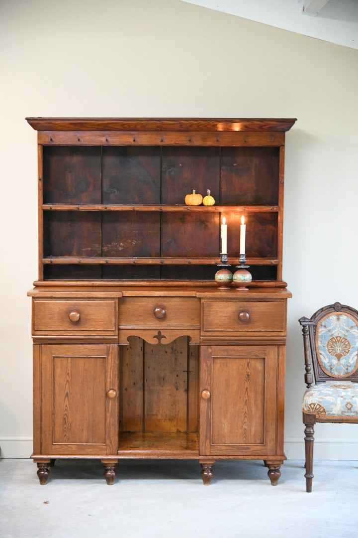 Antique Pitch Pine Dresser