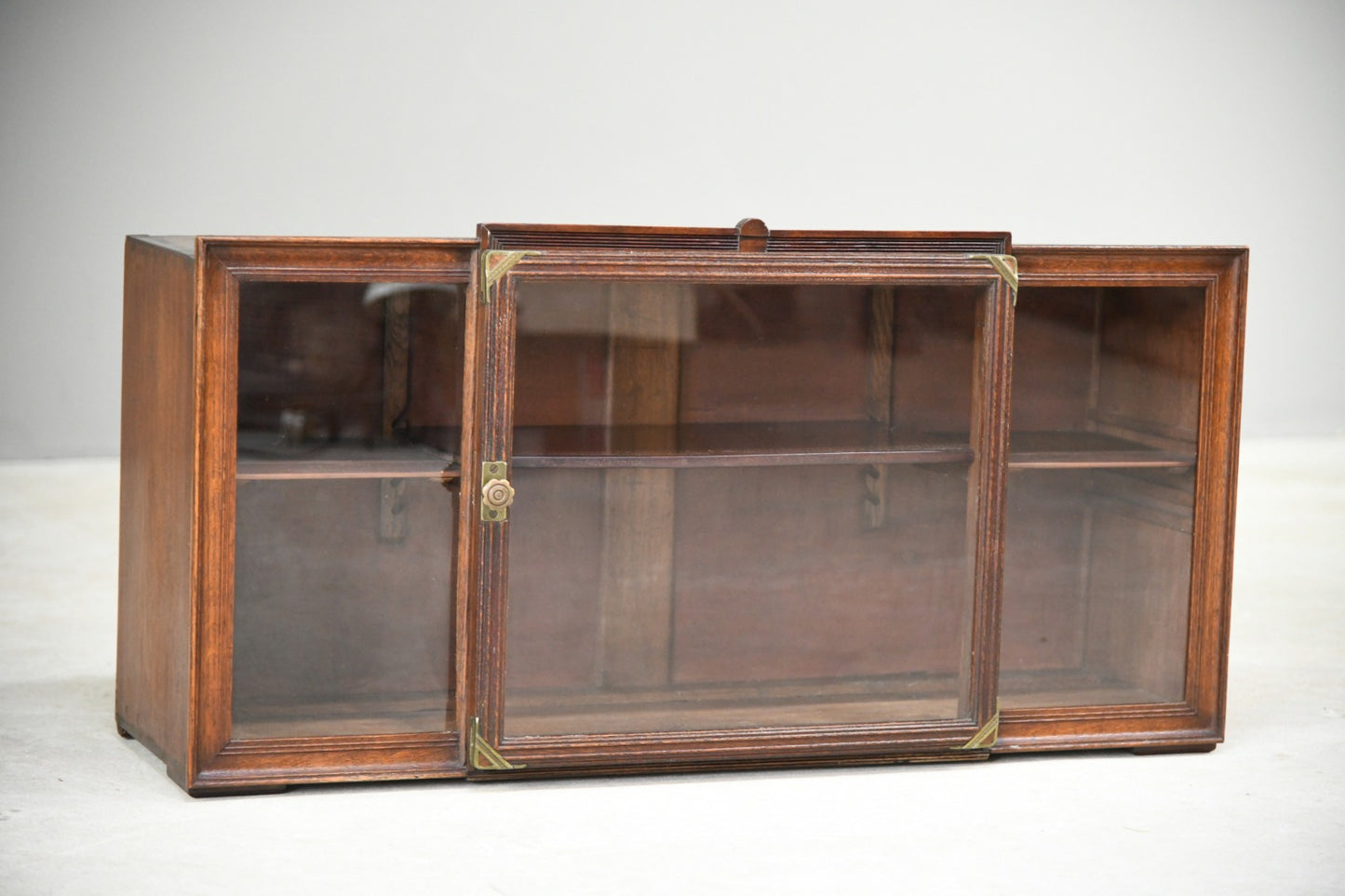 Vintage Oak Glazed Bathroom Cabinet
