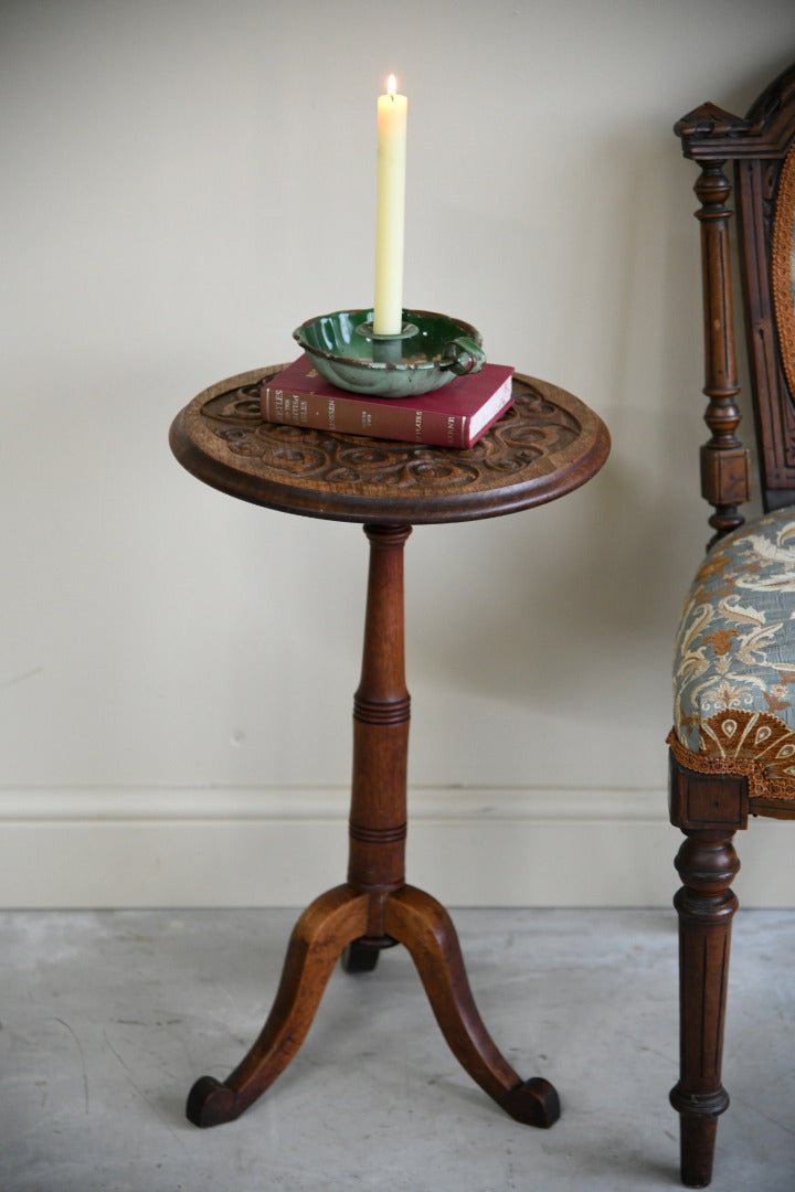 Small Carved Wine Table