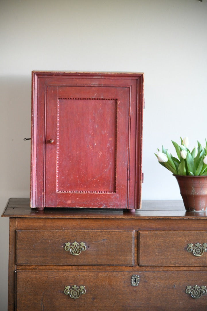 Vintage Painted Table Top Cupboard