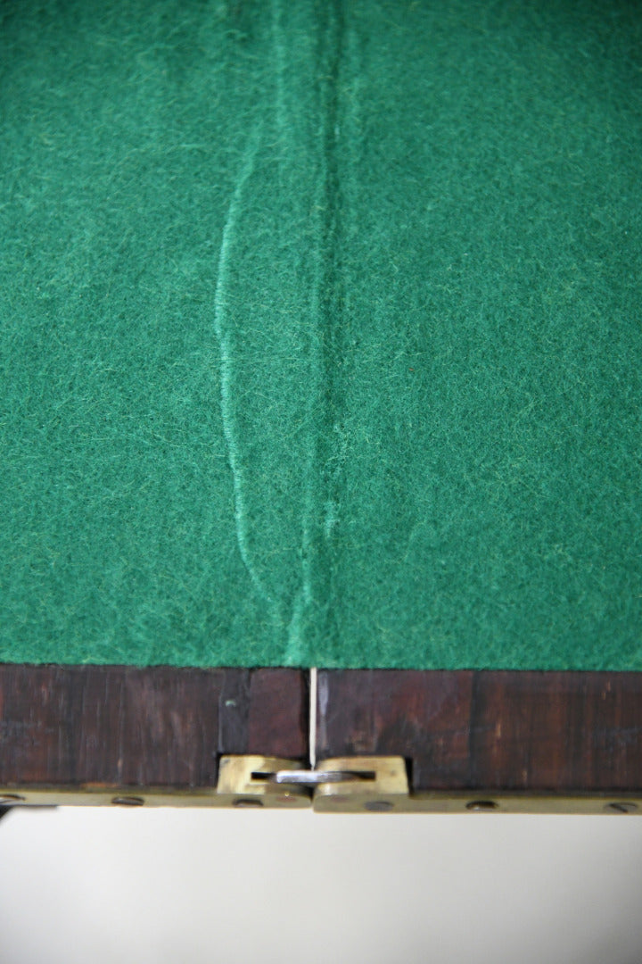 Antique Rosewood Card Table